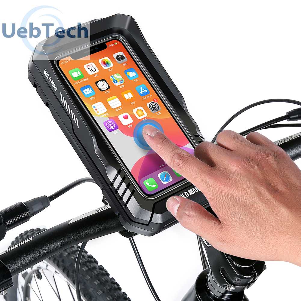 Túi Đựng Điện Thoại Gắn Tay Lái Xe Đạp Chống Thấm Nước Tiện Lợi