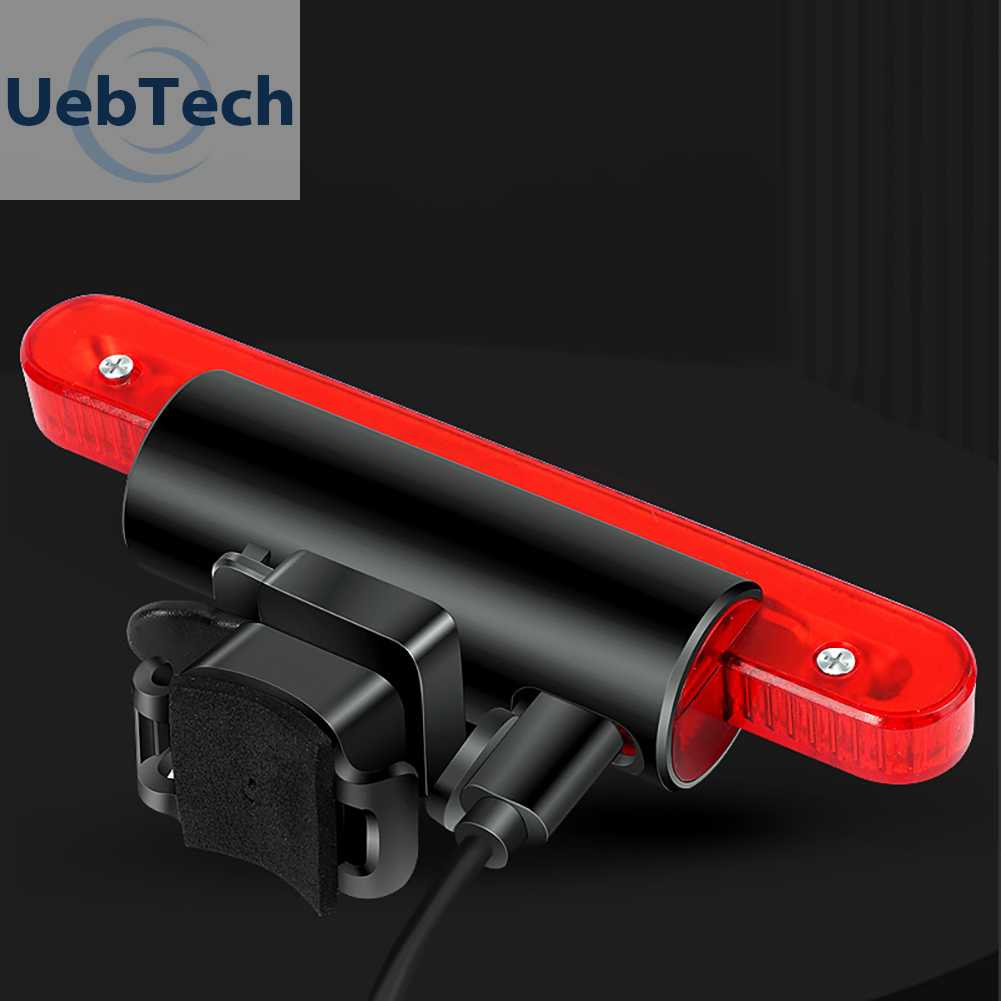 Đèn Đuôi Xe Đạp 4 Chế Độ Sáng 90LM Kết Nối USB