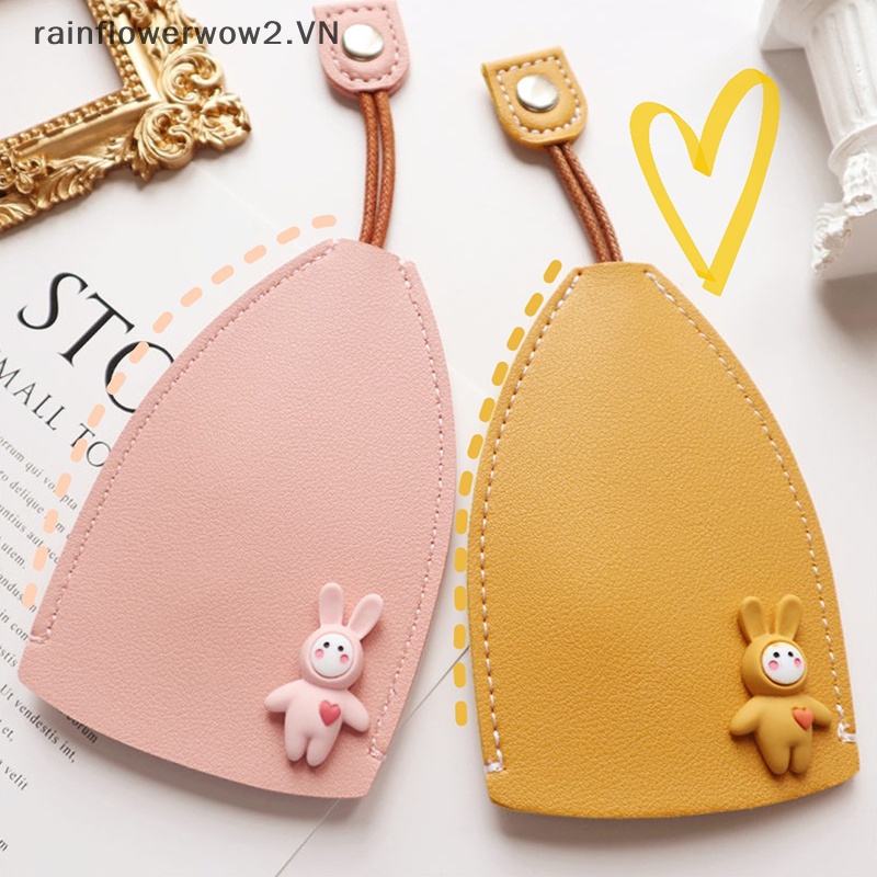 [Hàng Có Sẵn] Ví Da PU Đựng Chìa Khóa Xe Hơi Dạng Kéo Hoạt Hình Dễ Thương Unisex (H)