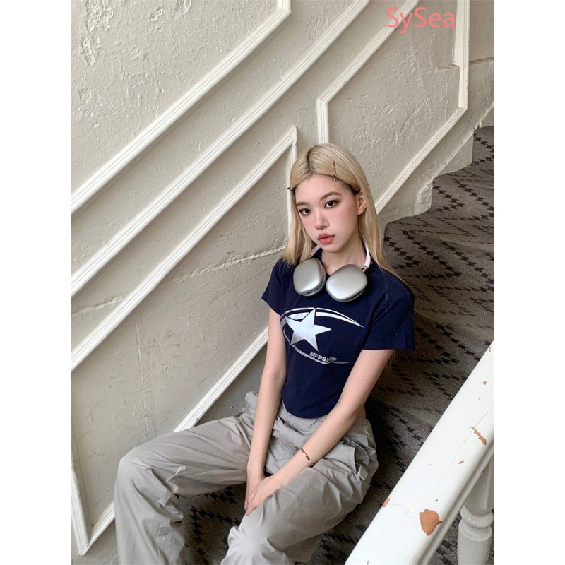 Áo Thun Dáng Ôm In Chữ Thời Trang Mùa Hè Dành Cho Nữ