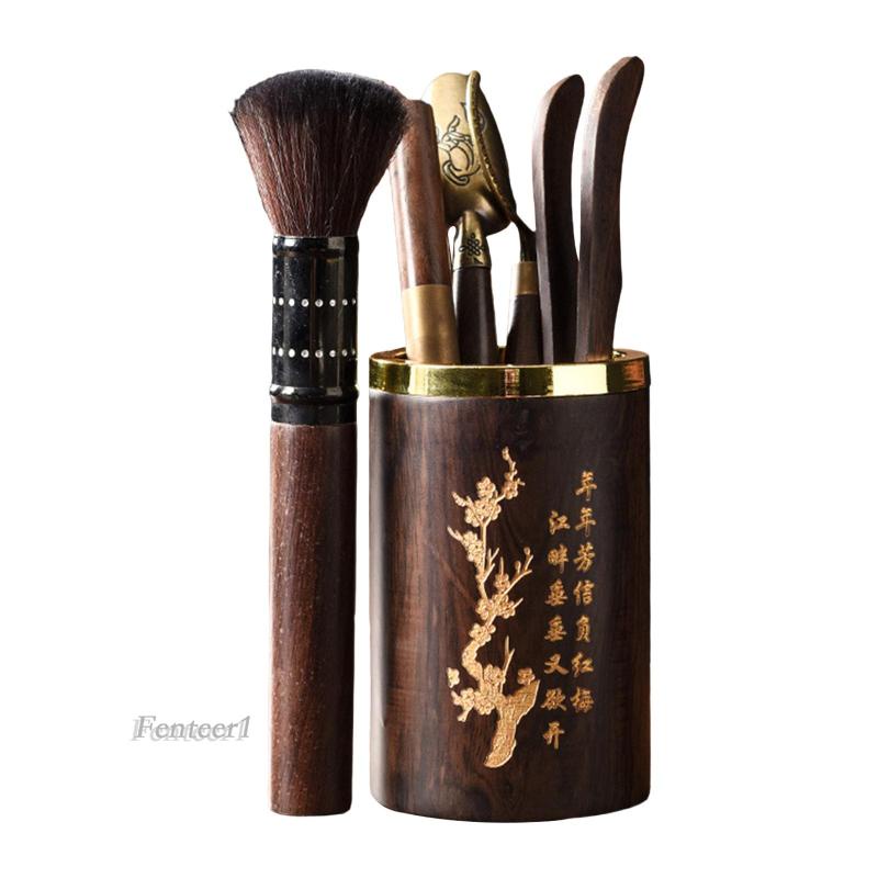 Bộ 6 Dụng Cụ Pha Trà Bằng Gỗ Phong Cách Nhật Bản 1