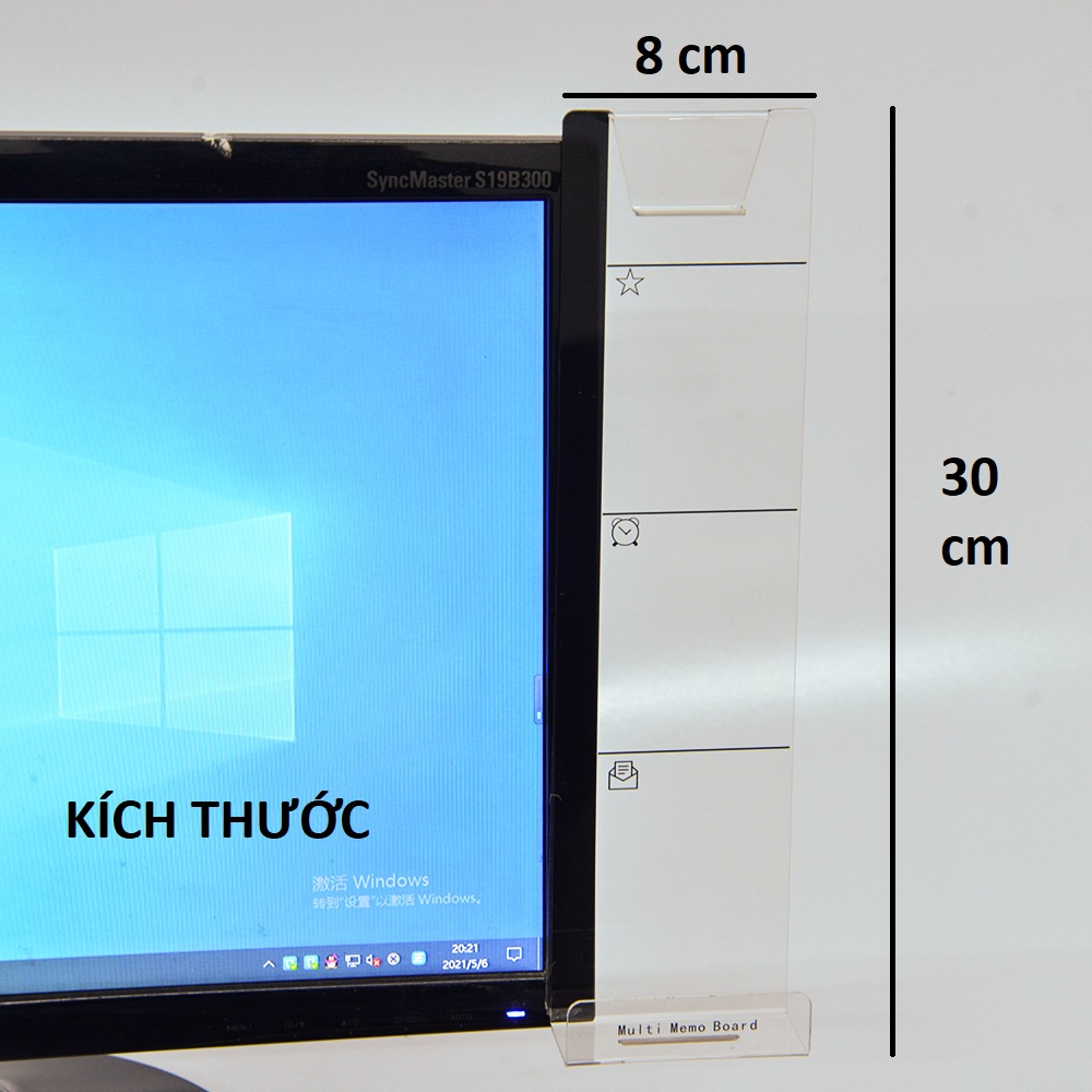 Giá để điện thoại note, ghi chú, đồ văn phòng phẩm cho máy tính để bàn