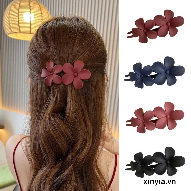 Kẹp Tóc Hình Nơ Họa Tiết Hoa Phong Cách Hàn Quốc Phổ Biến Dành Cho Bạn Nữ