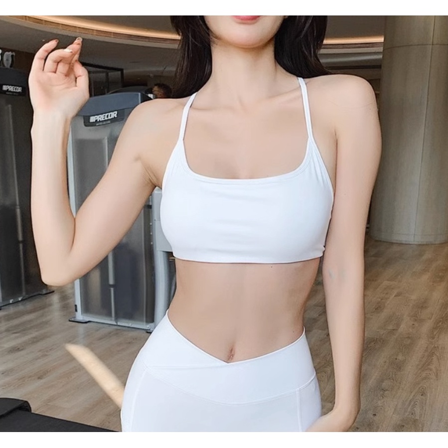 Áo Ngực Thể Thao Dây Chéo Lưng Gợi Cảm Cho Nữ