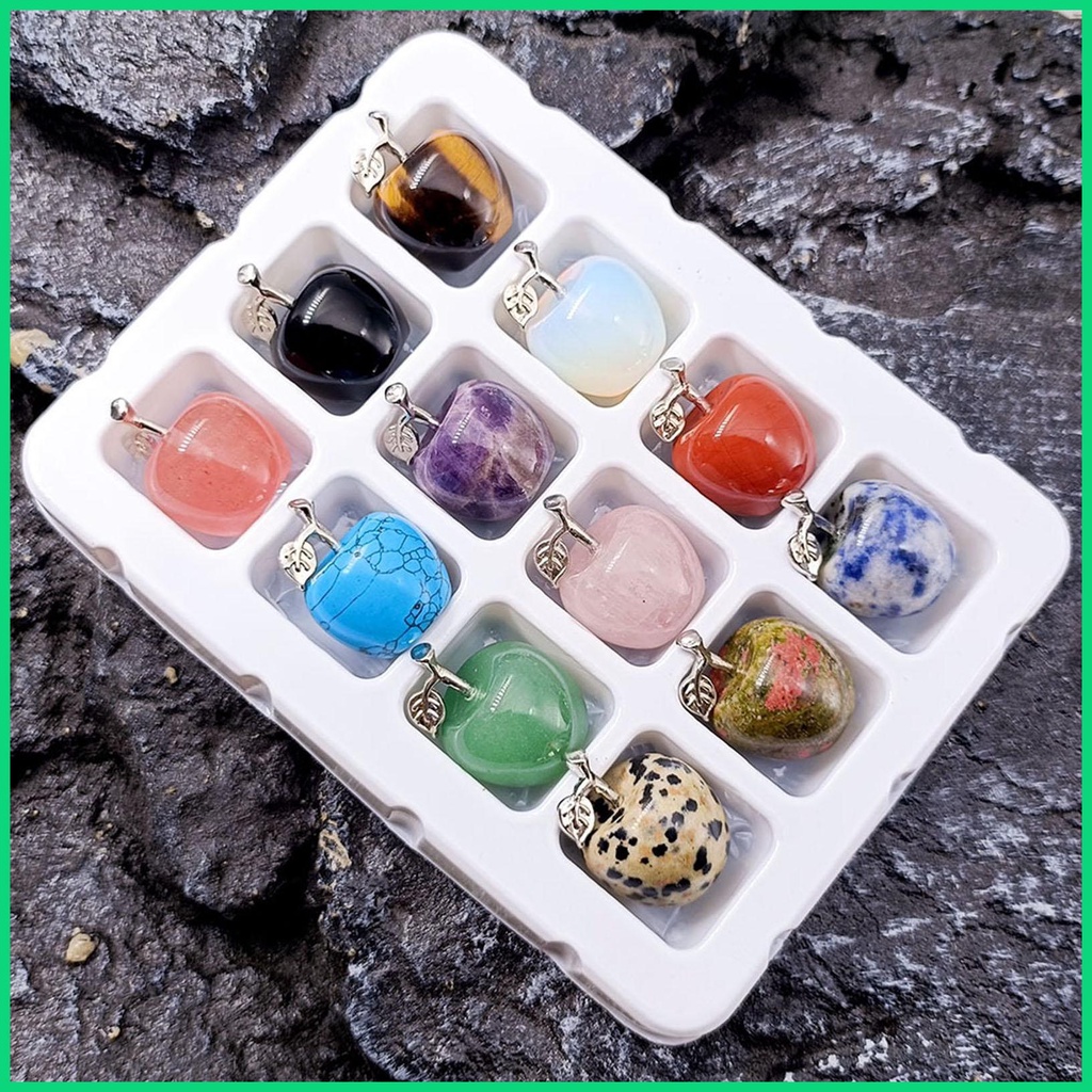 Tượng Pha Lê Tự Nhiên Hình Trái Cây Dùng Trang Trí Phòng Ngủ