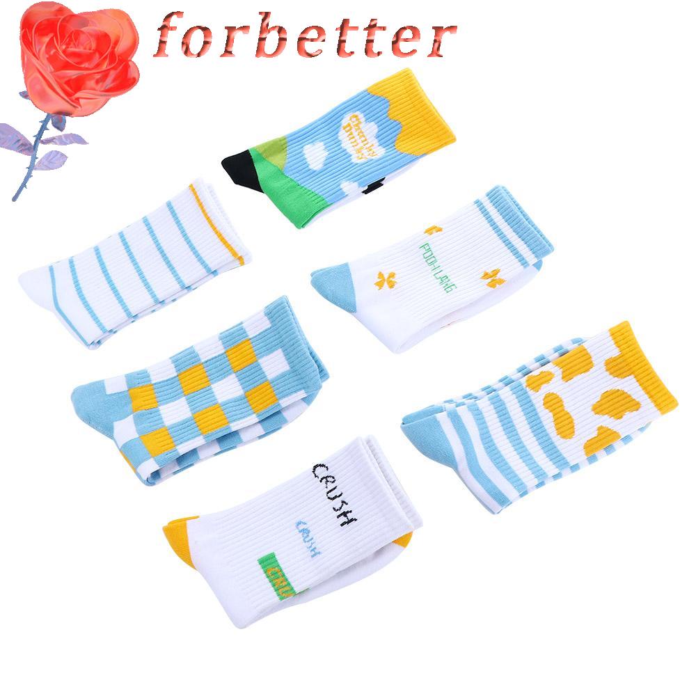 Vớ Cotton Họa Tiết Kẻ Sọc Trắng Đen Phong Cách Thể Thao Thời Trang Cho Nữ