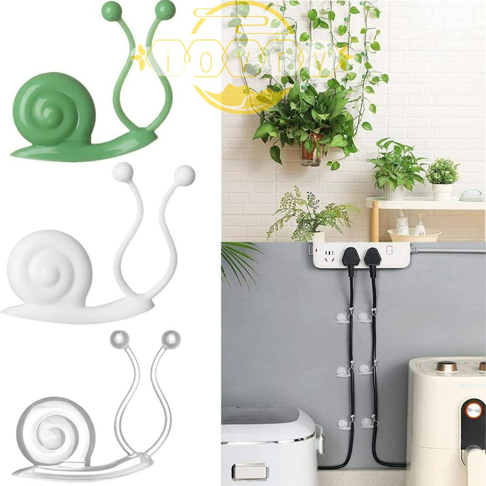 Kẹp Ốc Sên Màu Trắng Ngà Dùng Cố Định Dây Cáp Trồng Cây Chuyên Dụng
