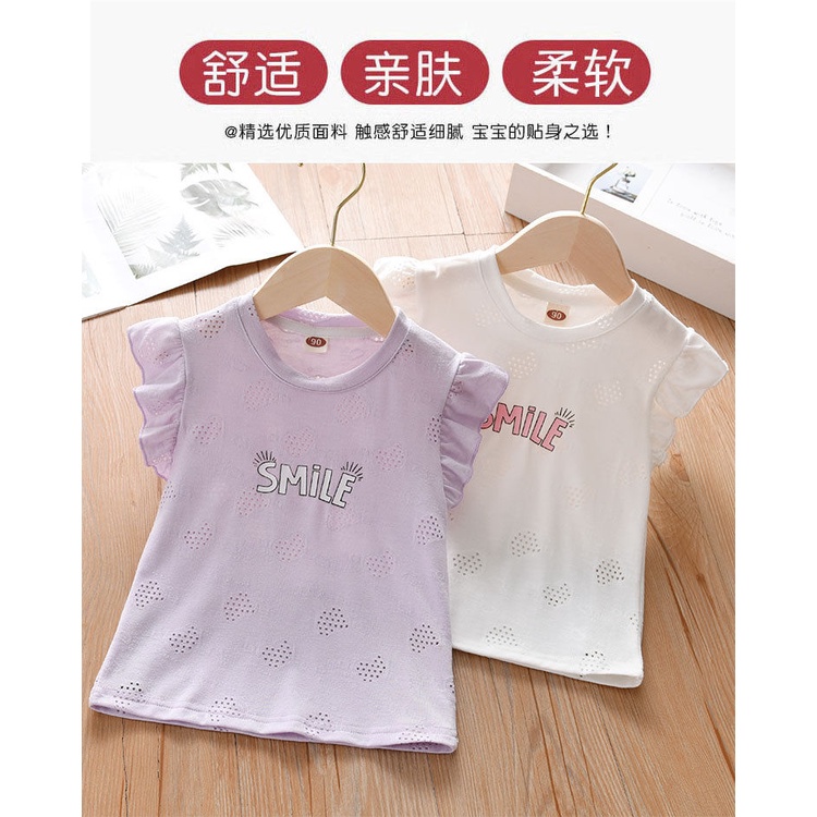 Áo Thun Cotton Tay Ngắn Phong Cách Mới 2023 Cho Bé Gái