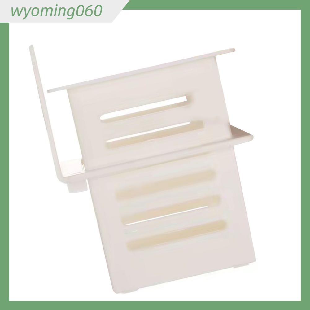 Wyoming060 Phòng Tắm Nhà Bếp Thoát Kệ Dính Nhựa Chống Nước Tường Nhỏ Đũa Rổ Tổ Chức Trắng