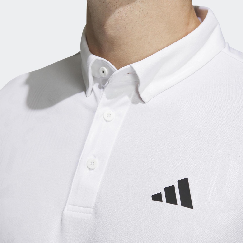 adidas Đánh gôn Áo Polo Dập Chìm AEROREADY Nam trắng HT6846