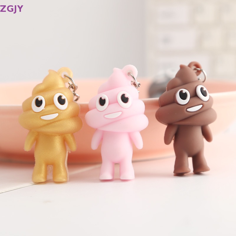 Móc Khóa Hình Poop Sáng Tạo Dễ Thương Mới