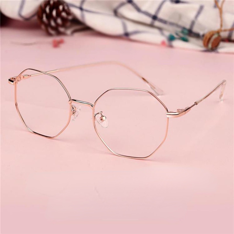 【-0°~-400° Kính Mát Đa Giác Chống Ánh Sáng Xanh Dương / Bức Xạ Cho Nam Và Nữ