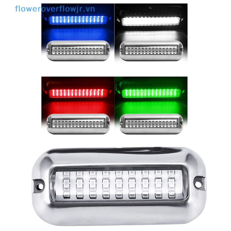 Đèn Led IP68 27LED 12V Bằng Thép Không Gỉ Chống Nước Dành Cho Tàu Thuyền