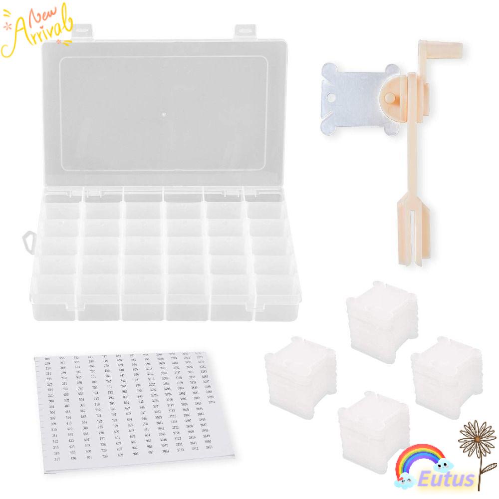 Hộp Nhựa Đựng Dụng Cụ Thêu Tranh Chữ Thập Tiện Lợi