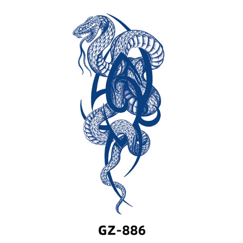 Hình Xăm Dán Tạm Thời Chống Nước Hình Hoa Sen Cho Nam Và Nữ