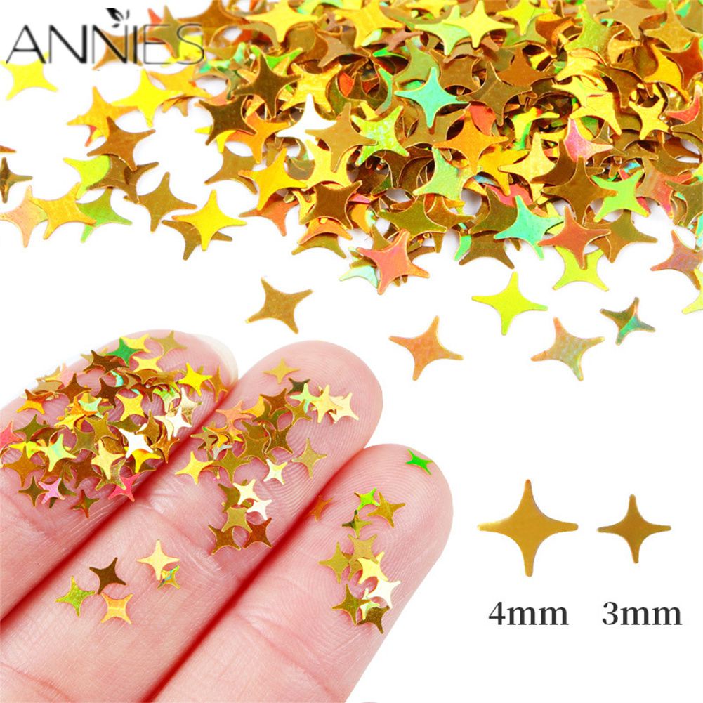 Túi 2g Hạt Sequin Lấp Lánh 12 Màu Trang Trí Móng Nghệ Thuật