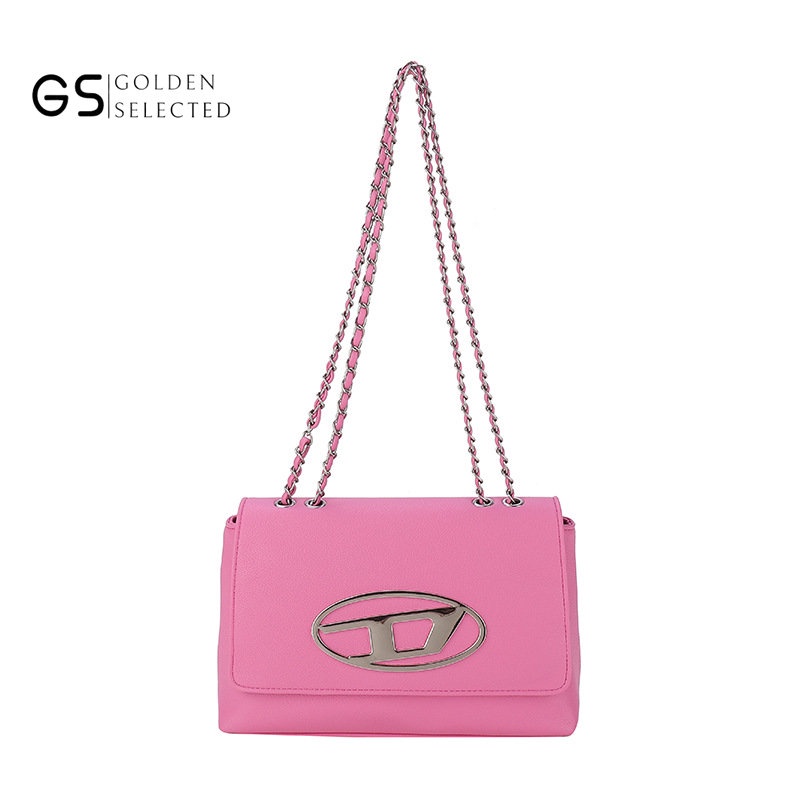 Túi Xách Đeo Vai Cỡ Lớn Phối Dây Xích Thiết Kế Mới Cao Cấp Thời Trang