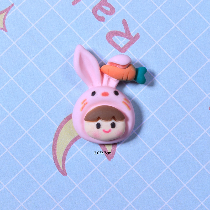 Set 10 Móc Khóa Hình Động Vật Hoạt Hình Xinh Xắn