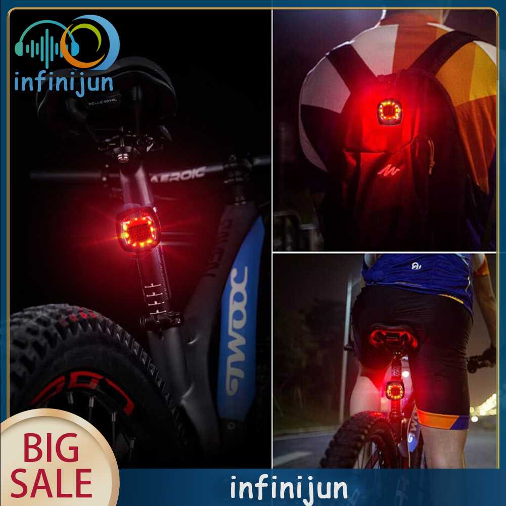 Đèn LED Gắn Yên Sau Xe Đạp Chống Thấm Nước Có Thể Sạc Lại Được