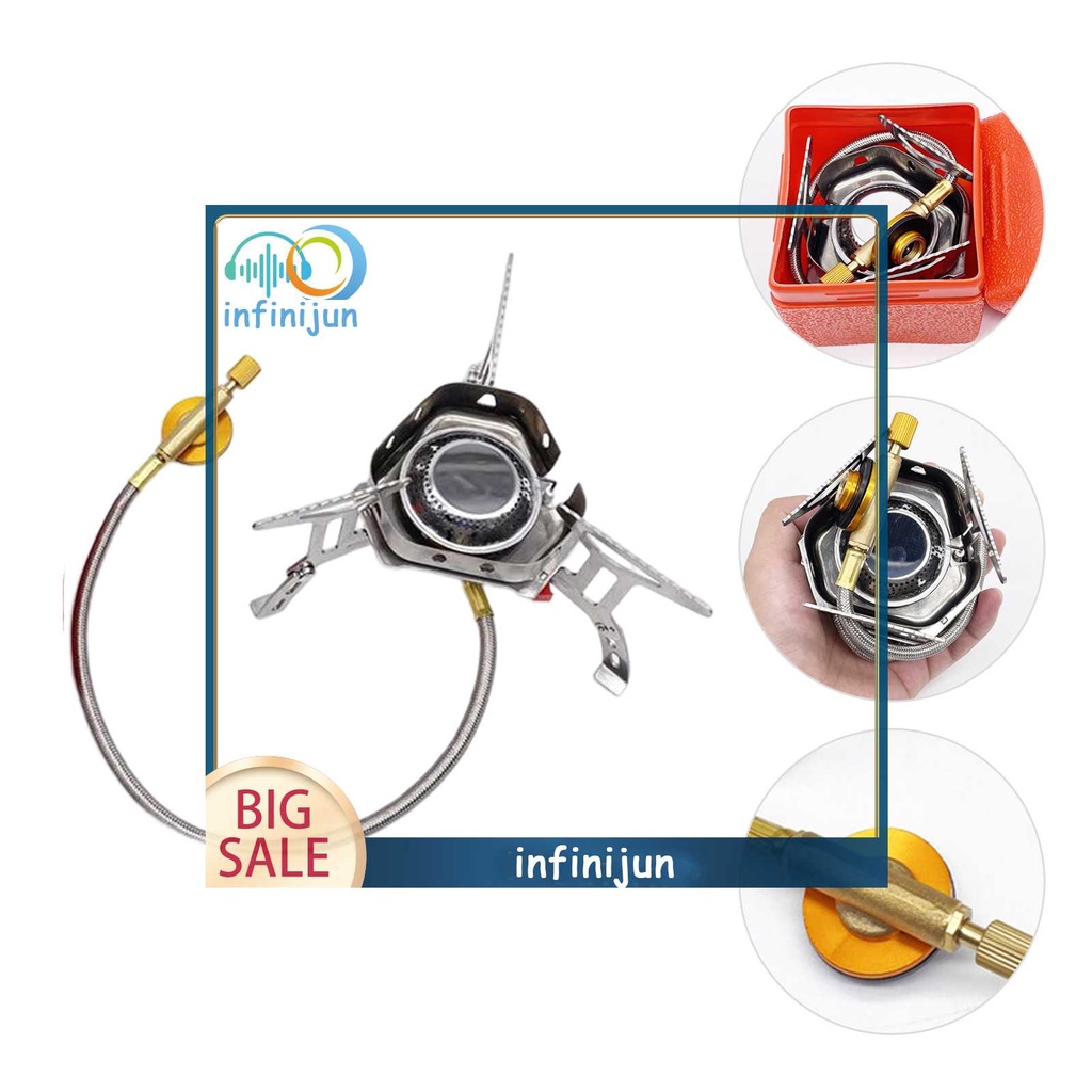 Bếp Ga Di Động Gọn Nhẹ 4000W 4000W Có Thể Gập Lại Tiện Dụng Mang Theo Du Lịch Cắm Trại