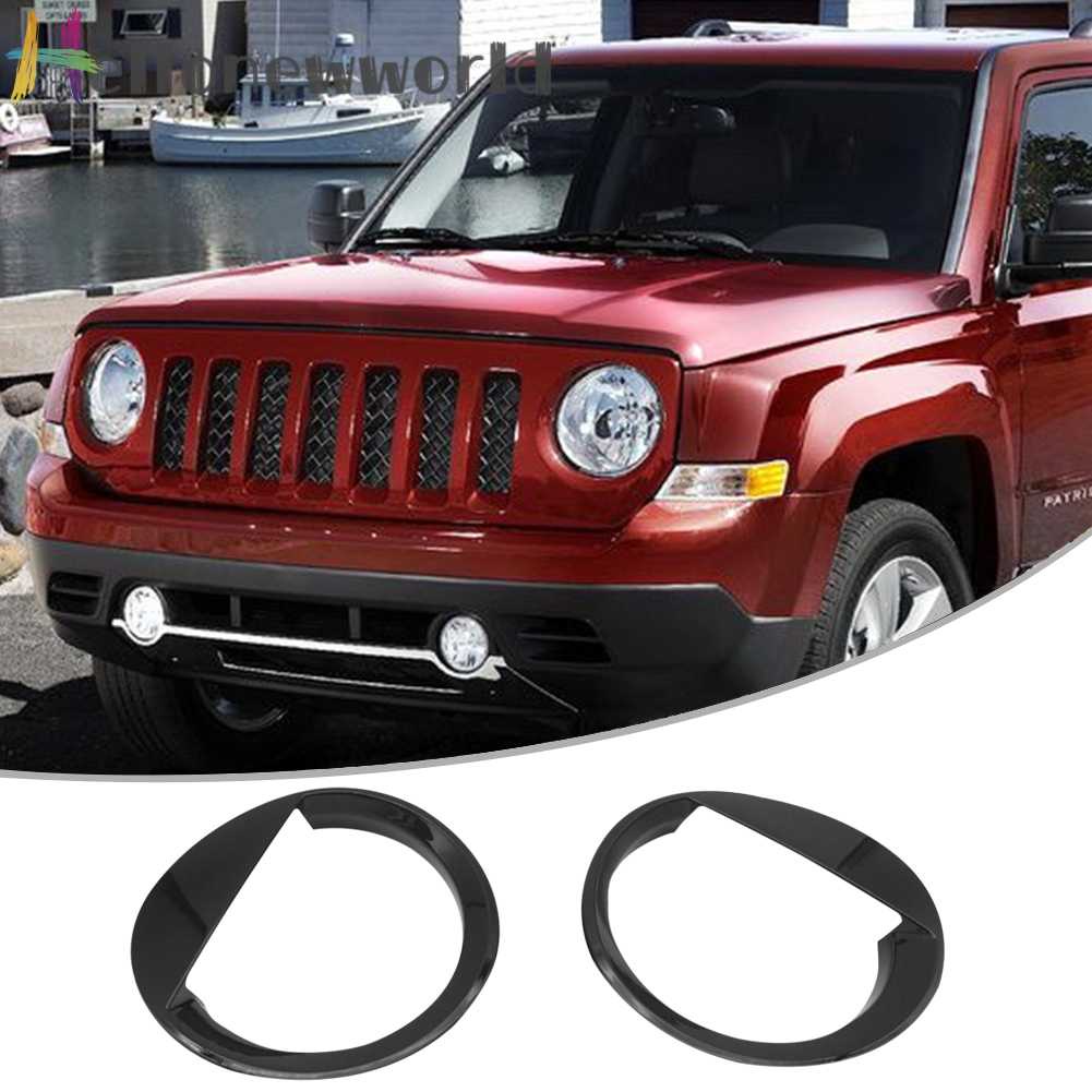 Bộ 2 Khung Bảo Vệ Đèn Pha Trước Cho Xe Hơi Jeep Patriot