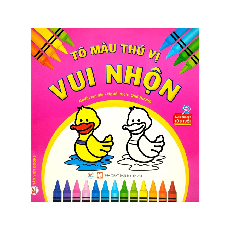 Sách - Tô Màu Thú Vị - Vui Nhộn (Dành Cho Trẻ Từ 3 Tuổi) - TV