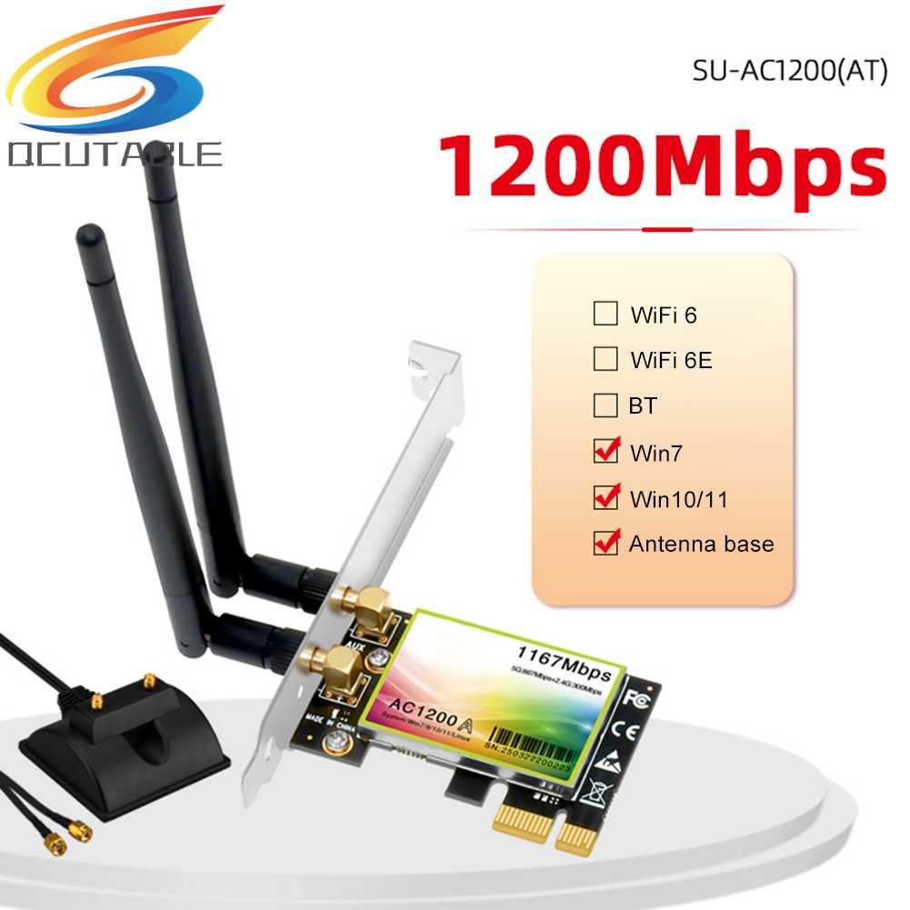 Card Mạng Tốc Độ Cao 1200Mbps