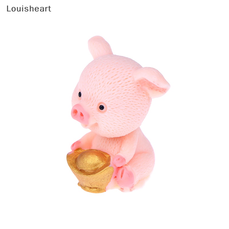 Mô Hình Chú Heo May Mắn Louisheart Trang Trí Tiểu Cảnh