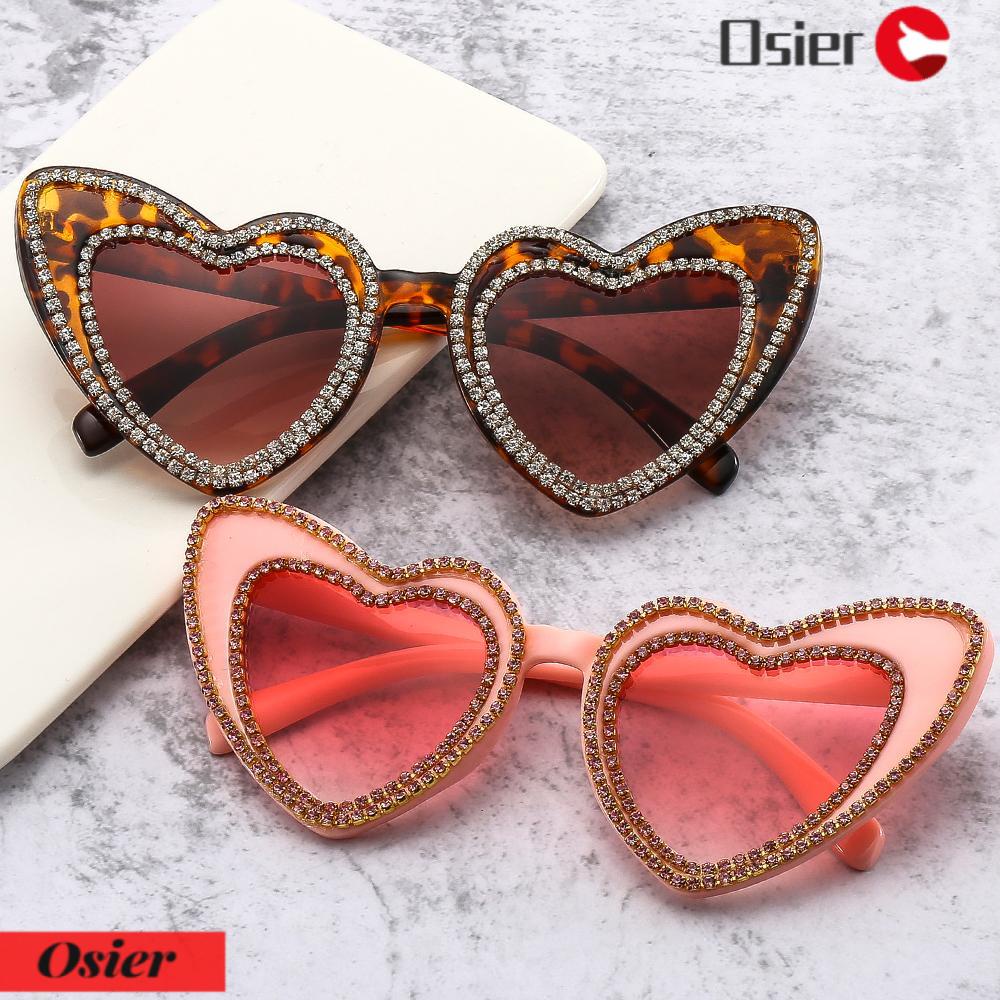 Kính Mát Hình Trái Tim Phong Cách Hip Hop Cho Nữ 1