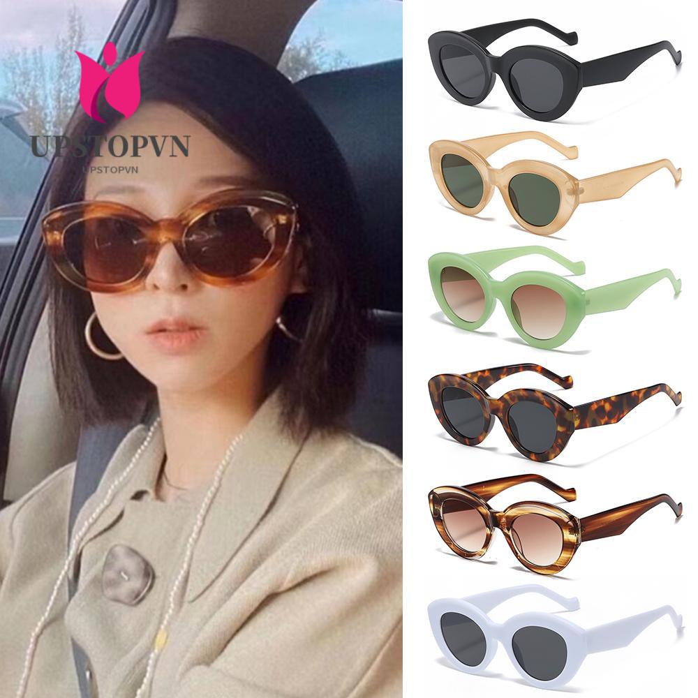 Kính Mát Gọng Oval Oversized Thời Trang Cho Nữ