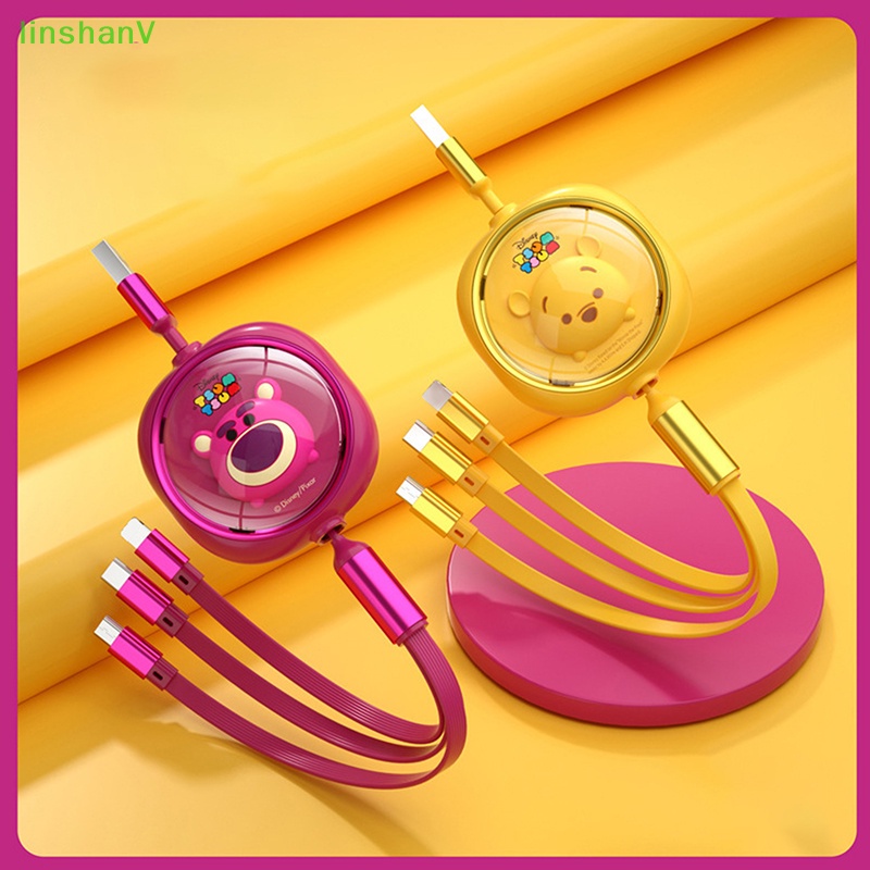 SANRIO  1 Dây Cáp Dữ Liệu Một To-Three Anime Mymelody Kuromi Cinnamoroll One-Toree Kawaii