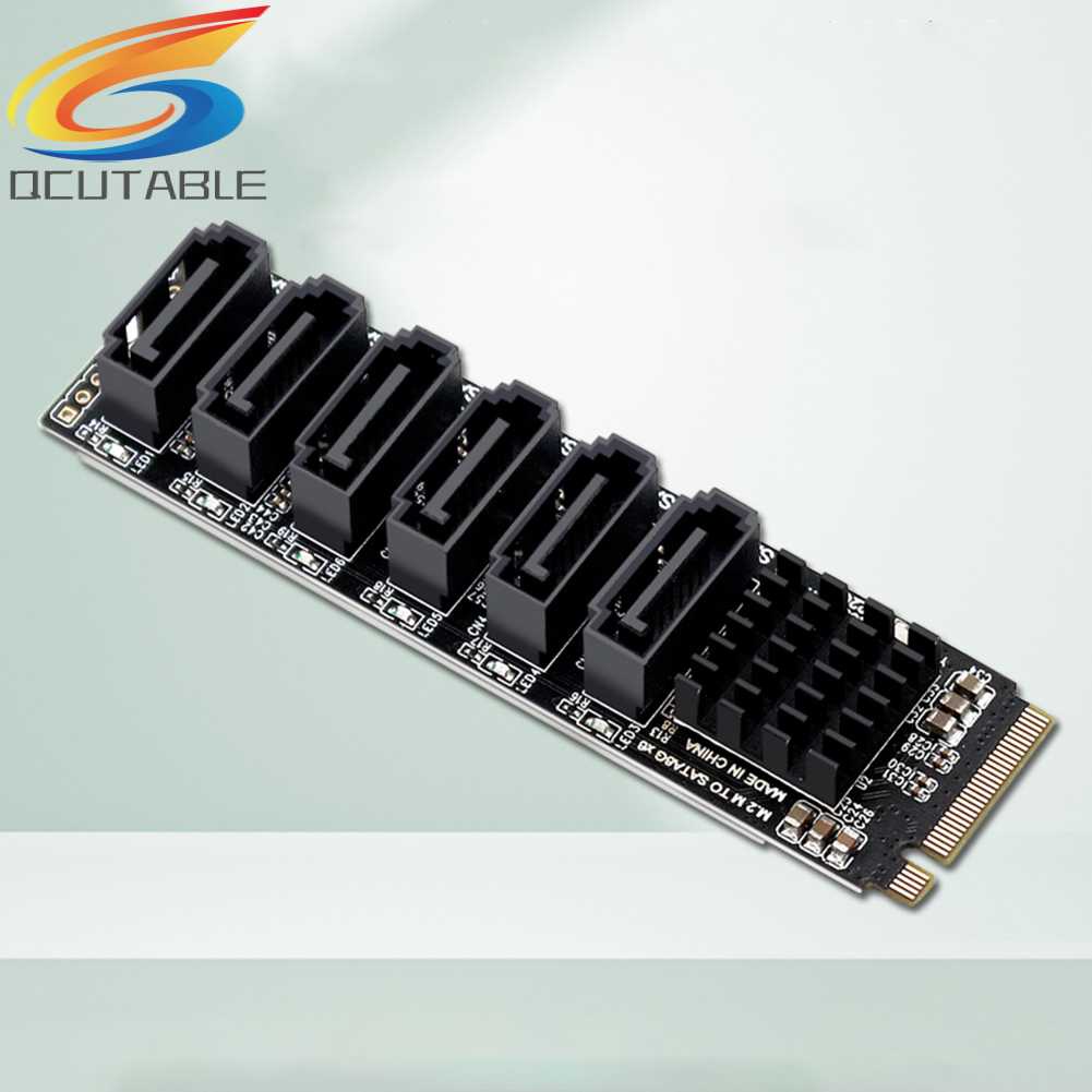 Card Mở Rộng M2 M-EKY PCIE3.0 Sang SATA6G Cho Ổ Cứng SATA