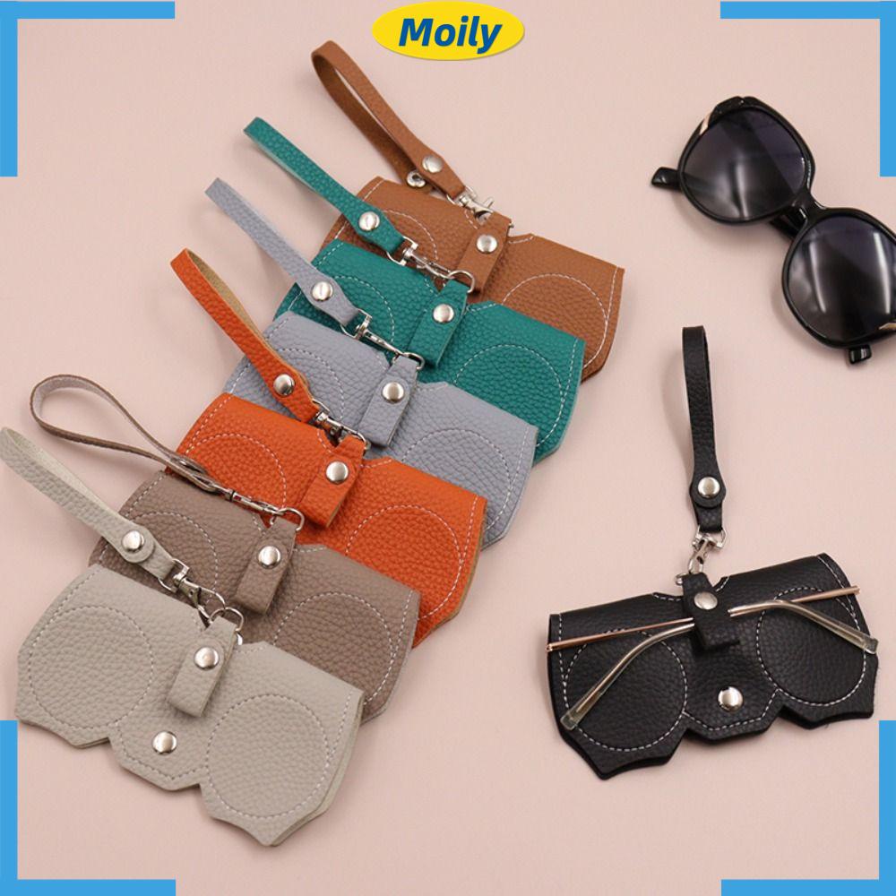 Túi Da PU Đựng Mắt Kính Cầm Tay Tiện Dụng Ốp