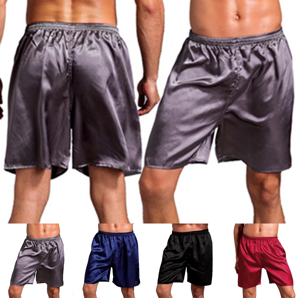 Quần Short Baggy Bằng Lụa Satin Thoải Mái Thời Trang