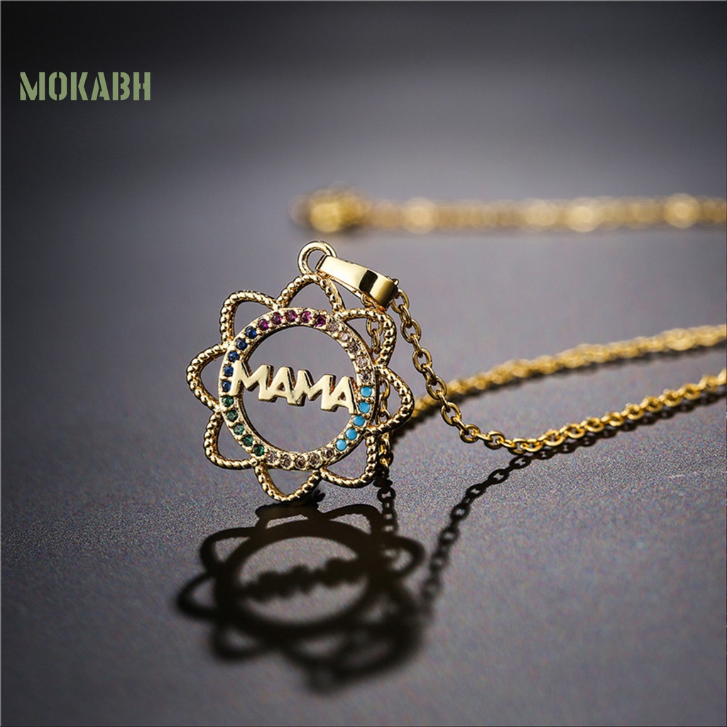 Vòng cổ Mặt Hoa Hướng Dương Đính Đá Nhiều Màu Thời Trang