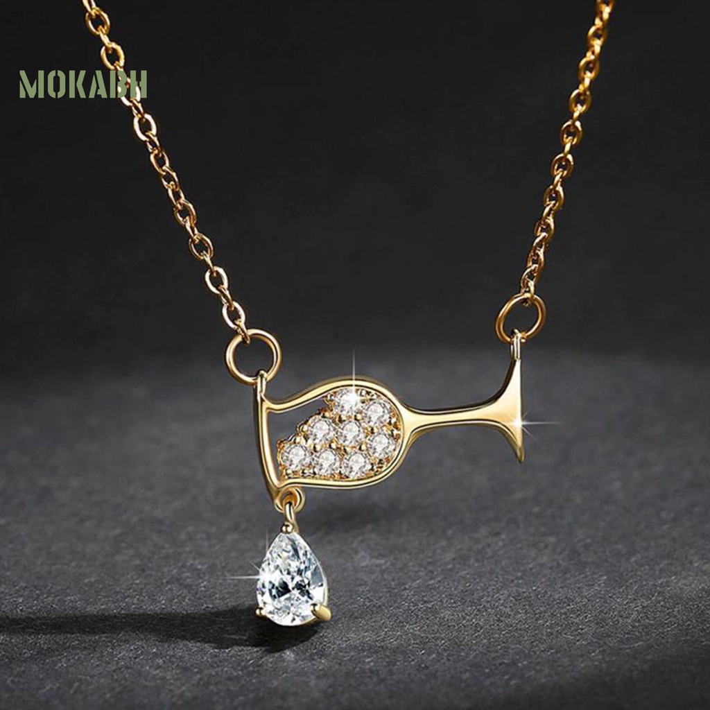 [Mới] Vòng cổ Hợp Kim Mặt Kính Bắt Mắt Tinh Tế Quyến Rũ Thanh Lịch Cho Nữ