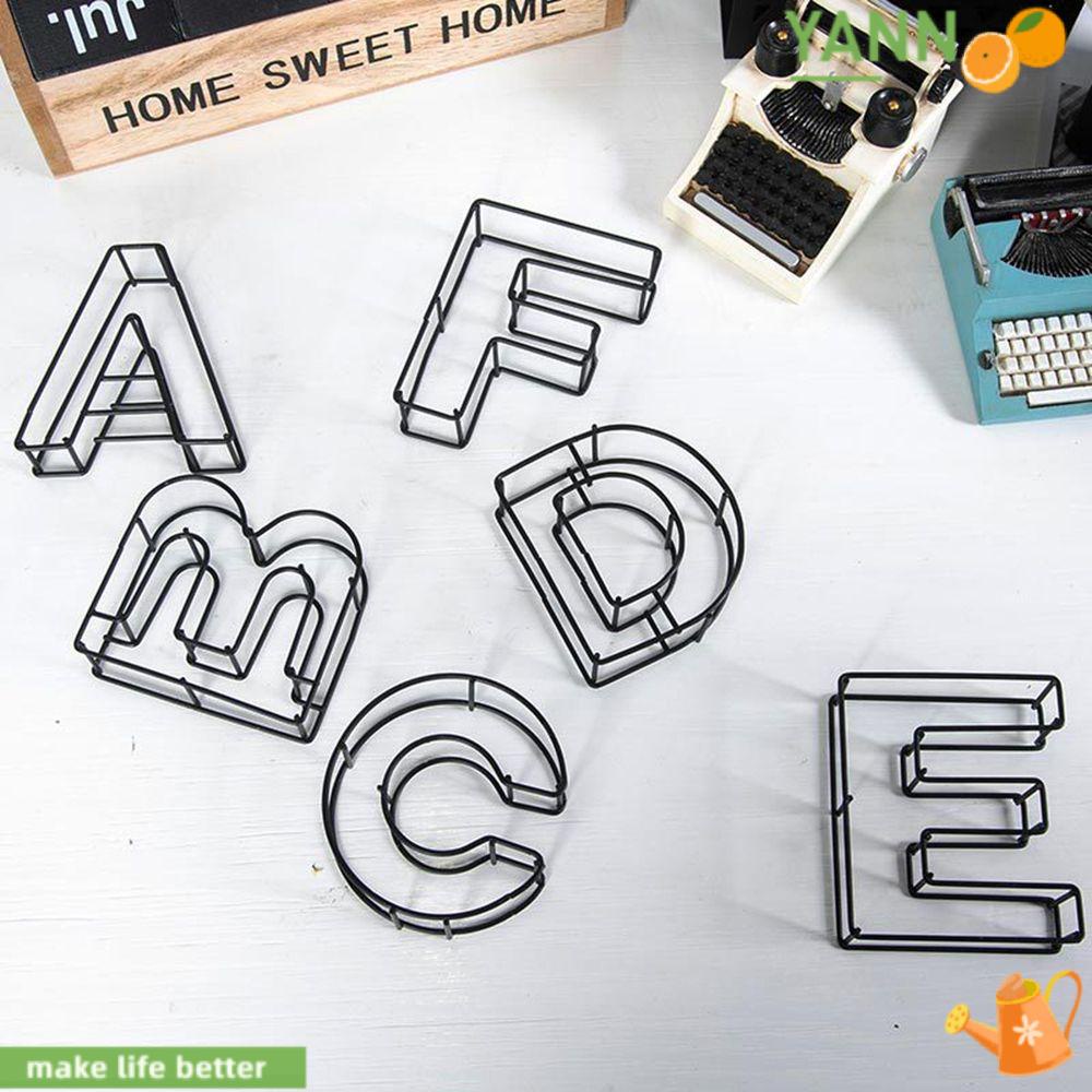 Biển Hiệu Chữ Cái Bằng Sắt Rèn Luyện Trang Trí Quán Cà Phê / Chụp Ảnh 1