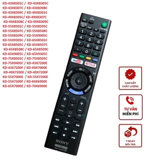 Điều khiển tivi Sony smart internet RMF-TX300E TX300P TX201P TX101P, remote tivi sony