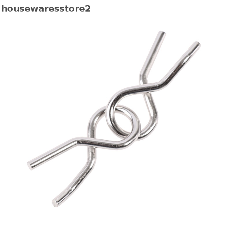 Set 2 / 8 Khối Kim Loại Đồ Chơi Thử Thách Trí Thông Minh IQ Cho Người Lớn Và Trẻ Em