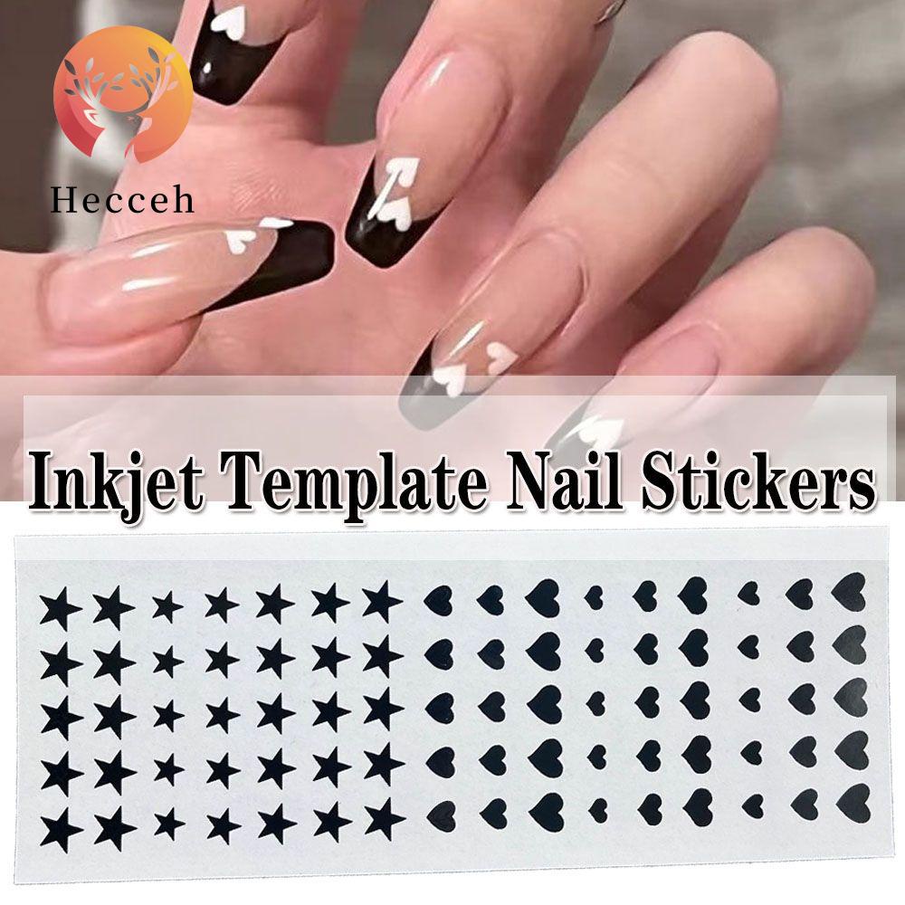 Sticker Dán Móng Nghệ Thuật Heceh Inkjet Phong Cách Pháp