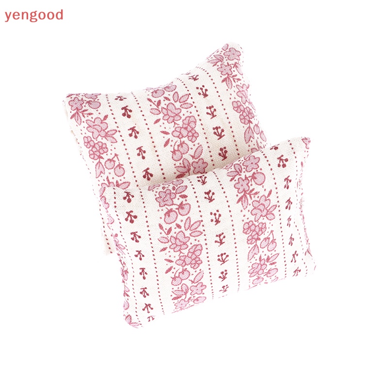 1 Bộ Chăn Ga Và Vỏ Gối Phối Ren Xinh Xắn Cho Nhà Búp Bê Tỉ Lệ 1: 12