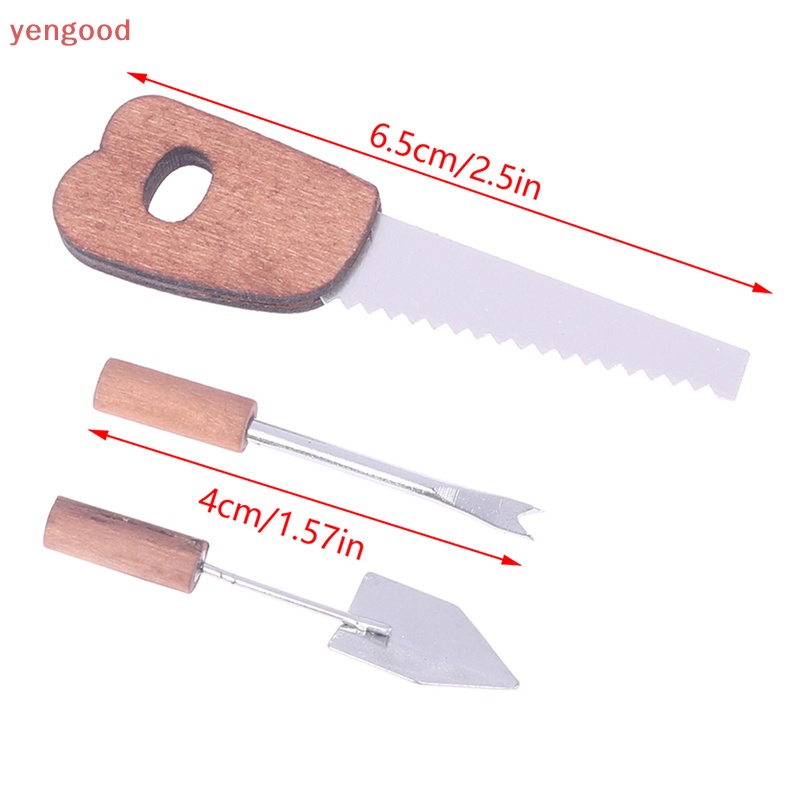 1 Bộ Dụng Cụ Làm Vườn Đồ Chơi Búp Bê Hình Tam Giác Có Móc