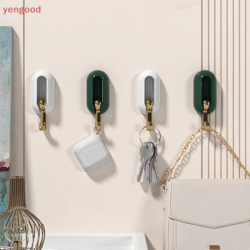 (YGD) Dụng Cụ Đa Năng Xoay 360 Độ° Móc Treo Chìa Khóa Gắn Tường Tiện Dụng Giá Đỡ