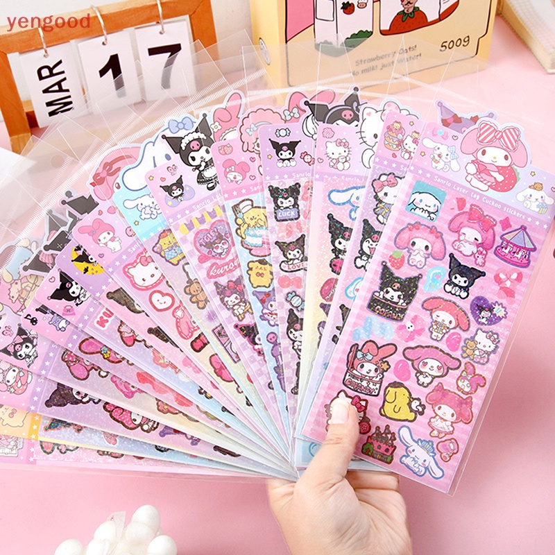 Set 4 Sticker Guka Dán Trang Trí Họa Tiết Hoạt Hình Dễ Thương