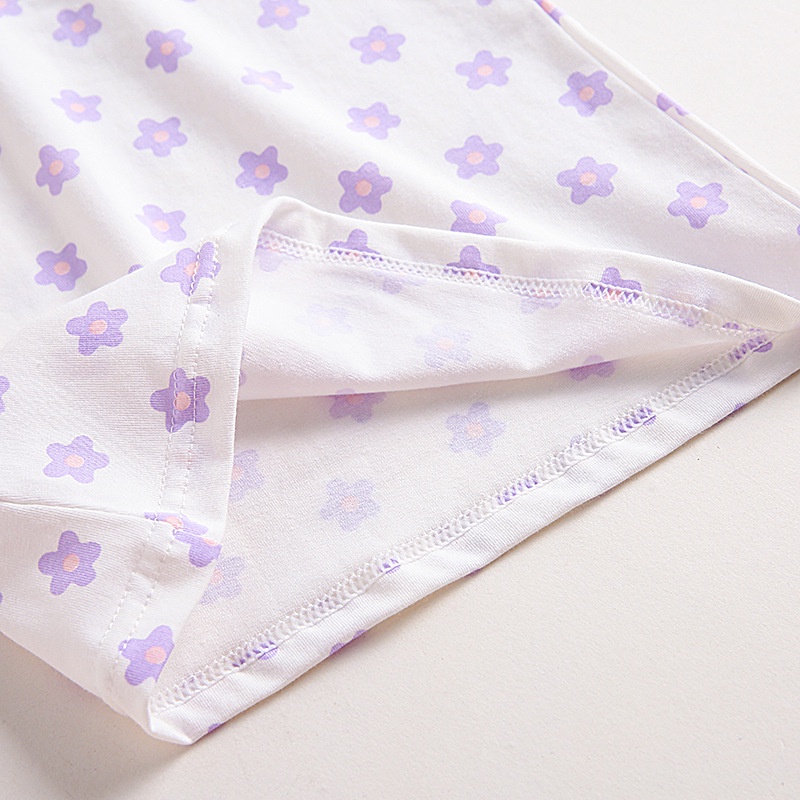 Áo Hai Dây Vải Cotton Mềm Thoáng Khí Thời Trang Mùa Hè Cho Bé Gái