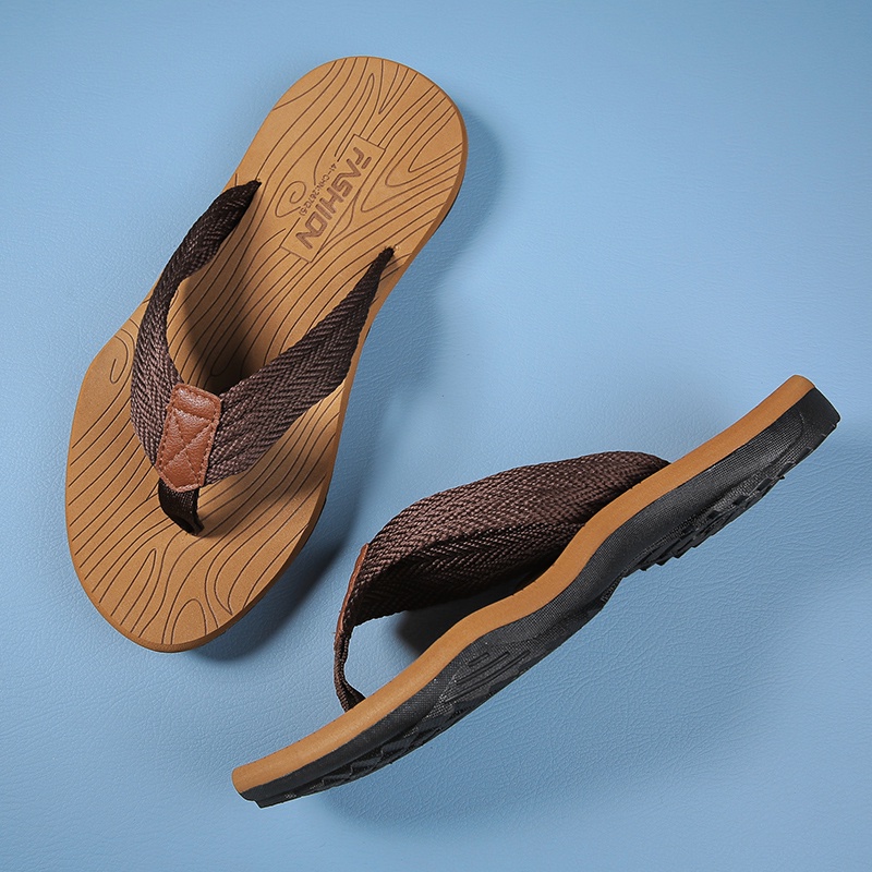 Thời trang dép tông dày dép kiểu không thấm nước dép tổ đep nam tông nam dép nam sandal dép đúc quai ngang dép đi biển