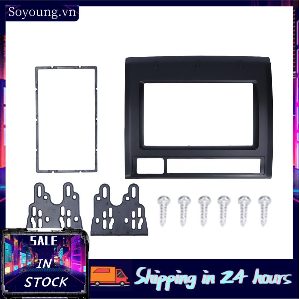 Soyoung Car Fascia ABS  Stereo Panel Replacement for Tacoma 2005‑2013 Adaptations