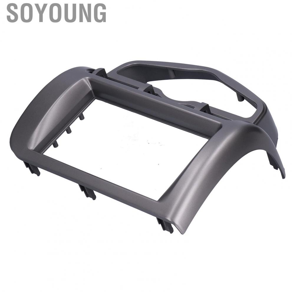 Soyoung 2Din Stereo  Fascia DVD Audio Panel Frame for Honda Fit/Jazz/City 2002-2008 Auto AC RHD