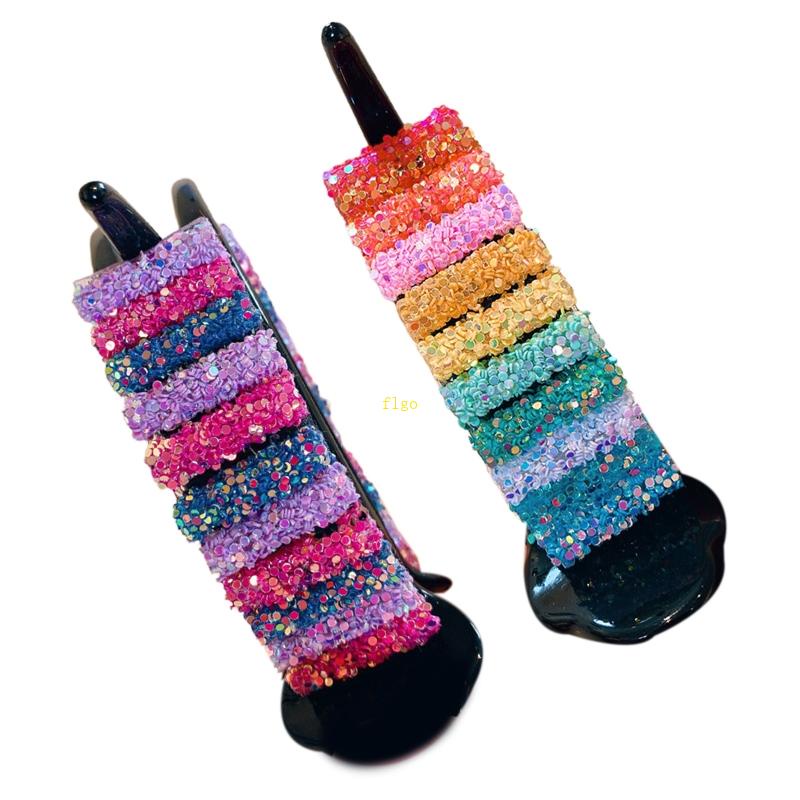 Kẹp Tóc Càng Cua Lớn Chống Trượt Đính Kim Sa Lấp Lánh Thời Trang