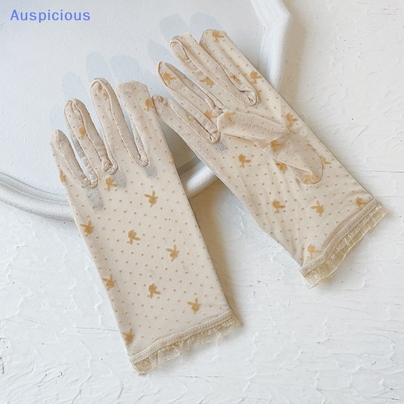 Găng Tay Lái Xe Ngắn Mỏng Co Giãn Chống Tia UV Màu Vàng Đen Quyến Rũ Dành Cho Nữ